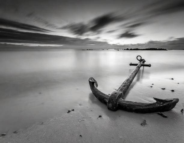 Un-anchored boat